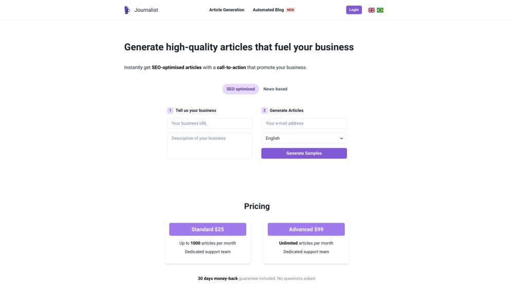 AI Article Generator: High-Quality, Niche-Specific, SEO-Optimized Content