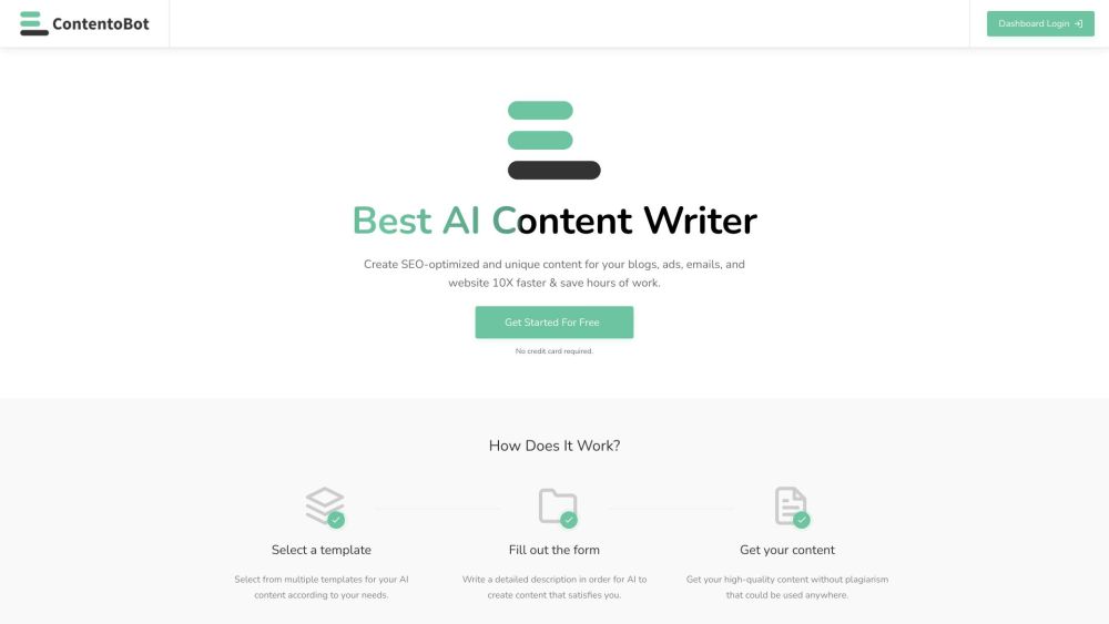 ContentoBot.com: AI-Driven Content, Image & SEO Tools - Featured on Best AI Tool