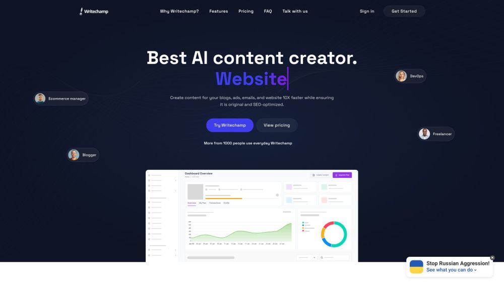 Writechamp: AI Writing, SEO Tools, Fast Content Creation