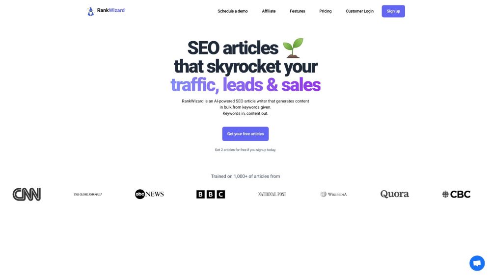 RankWizard: AI SEO Content & SERP Analysis in Minutes