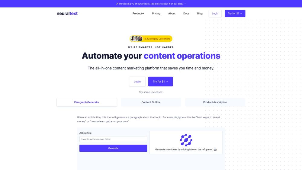 NeuralText: AI-Driven Content Creation & SEO Optimization Tools