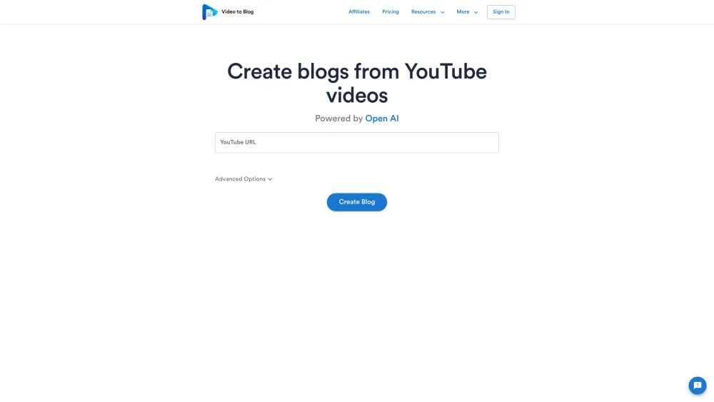 Video To Blog: Transform YouTube Videos into Engaging Blog Content