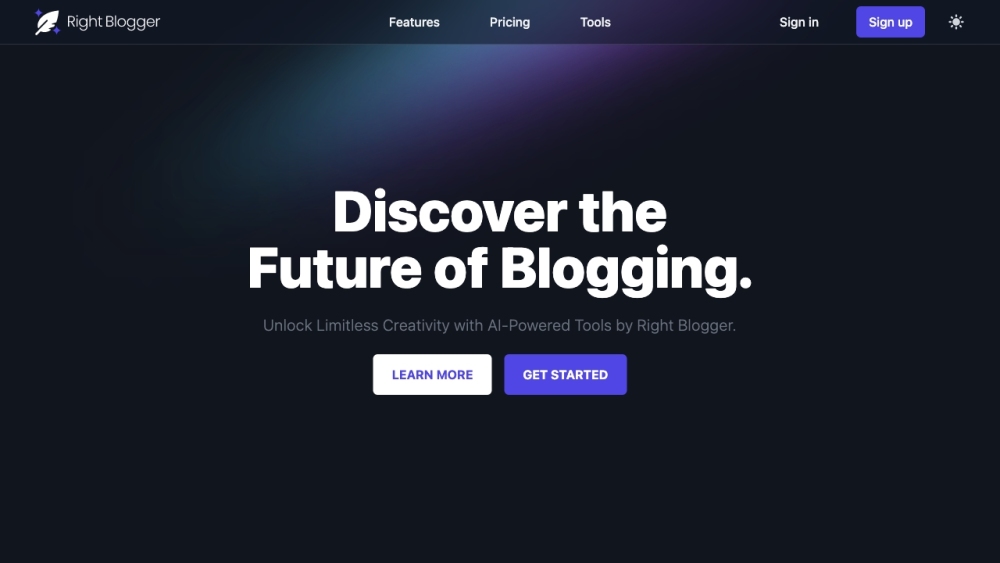 RightBlogger: AI Tools for Content, Ideas, Keywords & Grammar Fixing - Featured on Best AI Tool