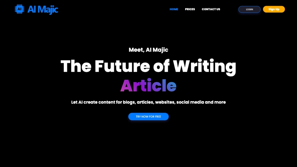 AI Majic : Analyze Data, Generate Insights, Create Content With AI Tech - Featured on Best AI Tool