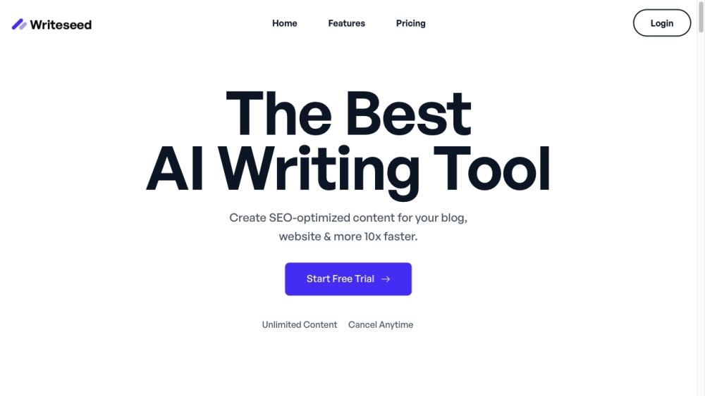 Writeseed.com: AI Tool for Fast, SEO-Optimized Content Creation