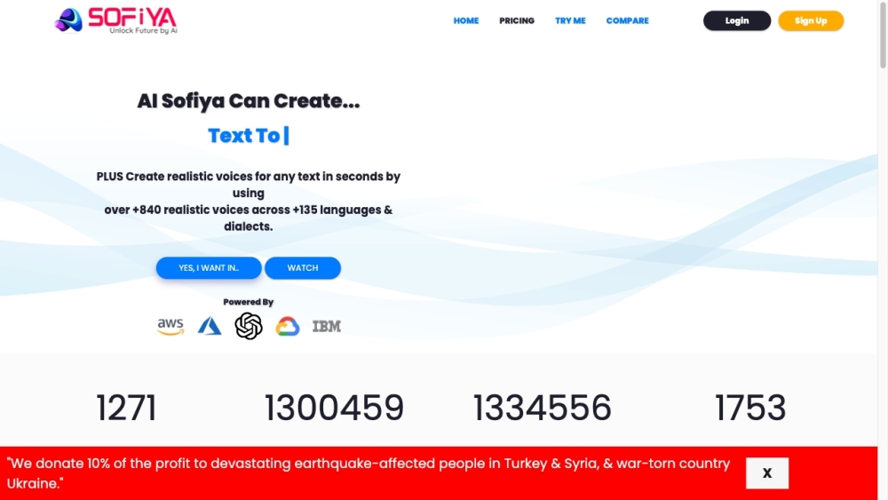 Ai Sofiya: AI Ad Copy & Text-to-Speech Tool with 840+ Voices