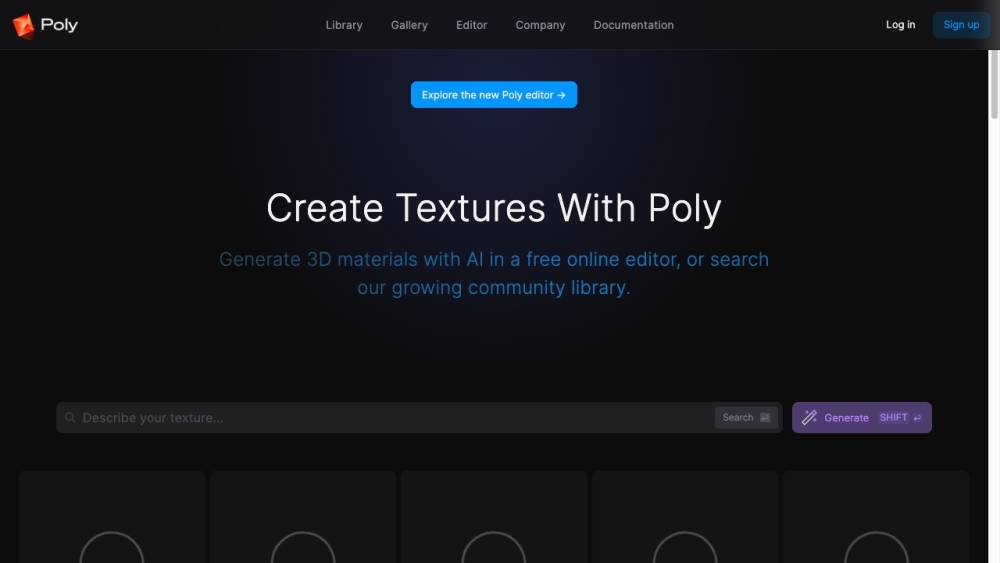 Poly: AI Texture Engine : Free HD PBR Textures & AI Editor