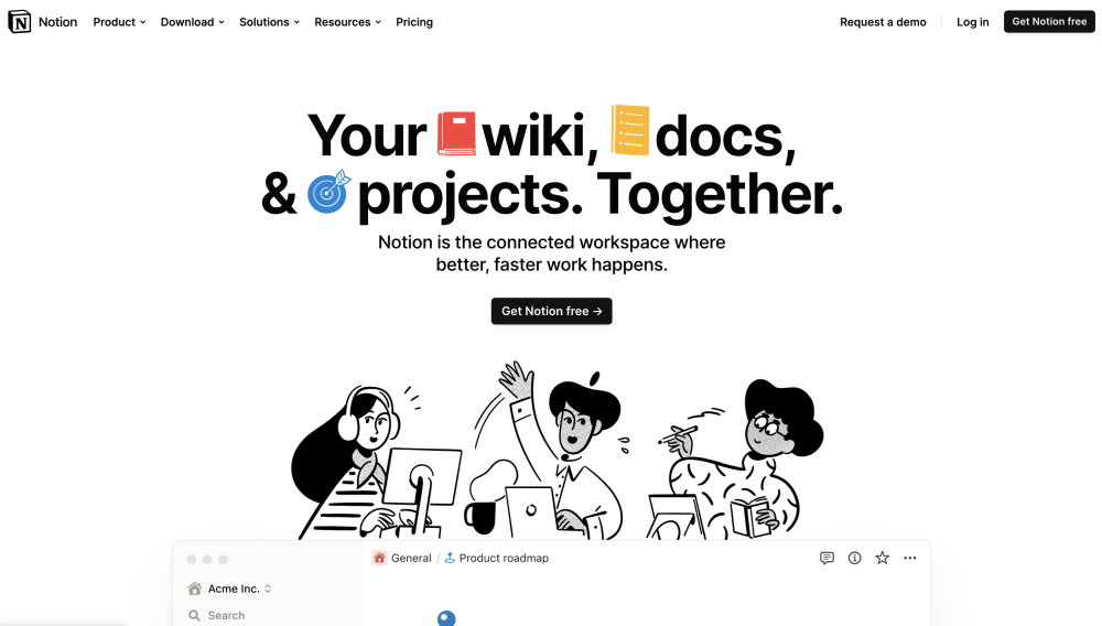 Notion: All-in-One Workspace for Docs, Wiki & Projects