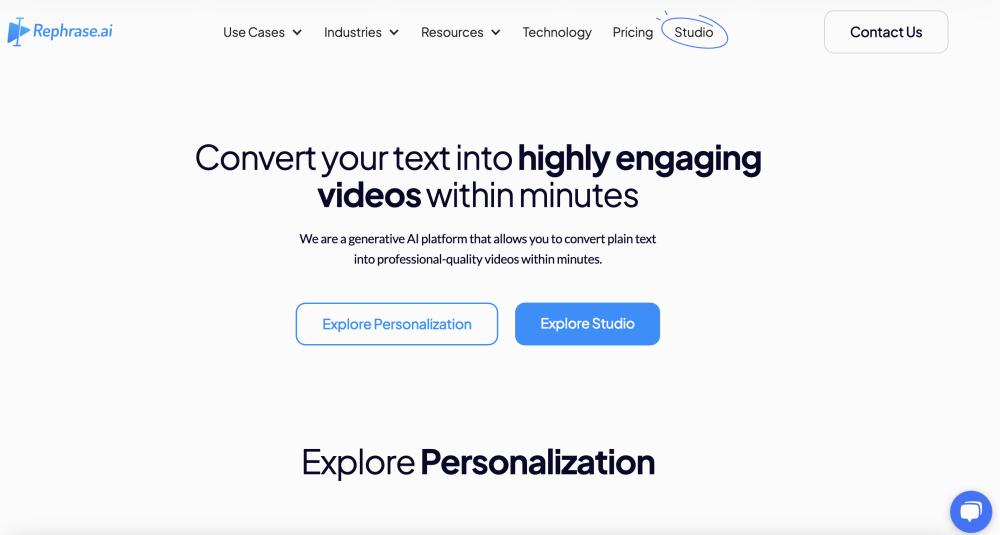 Rephrase.ai: AI Videos, Digital Avatars & Cost Savings