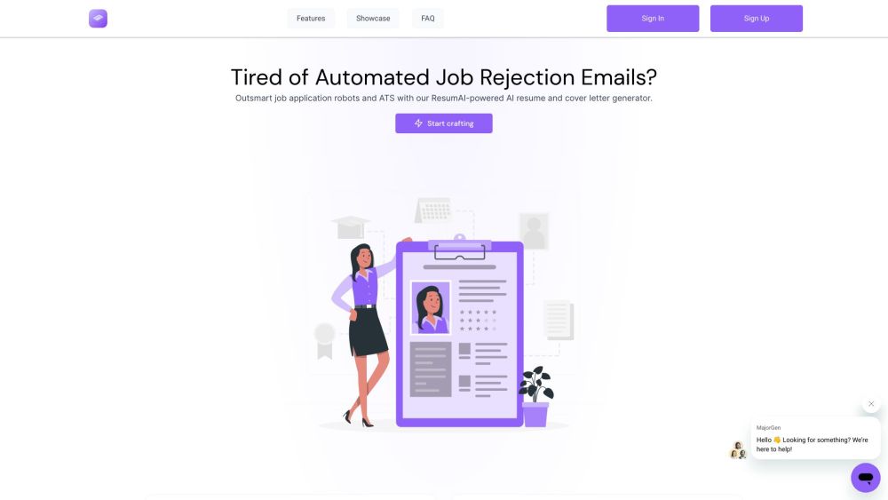 MajorGen: AI-Crafted Resumes & Cover Letters for Job Success