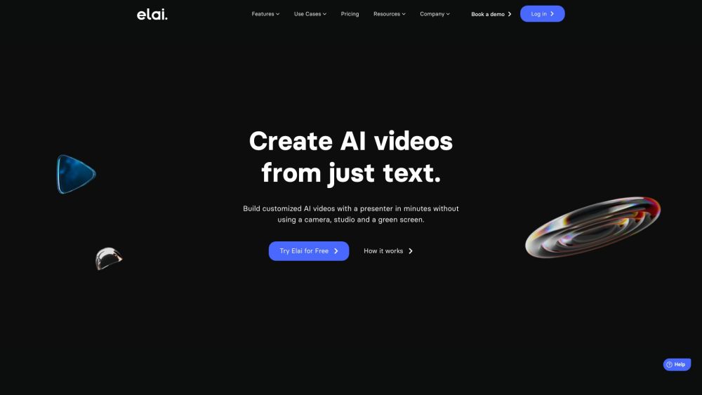 Elai.io: AI Video Generator - Create Stunning Videos Without Camera or Studio