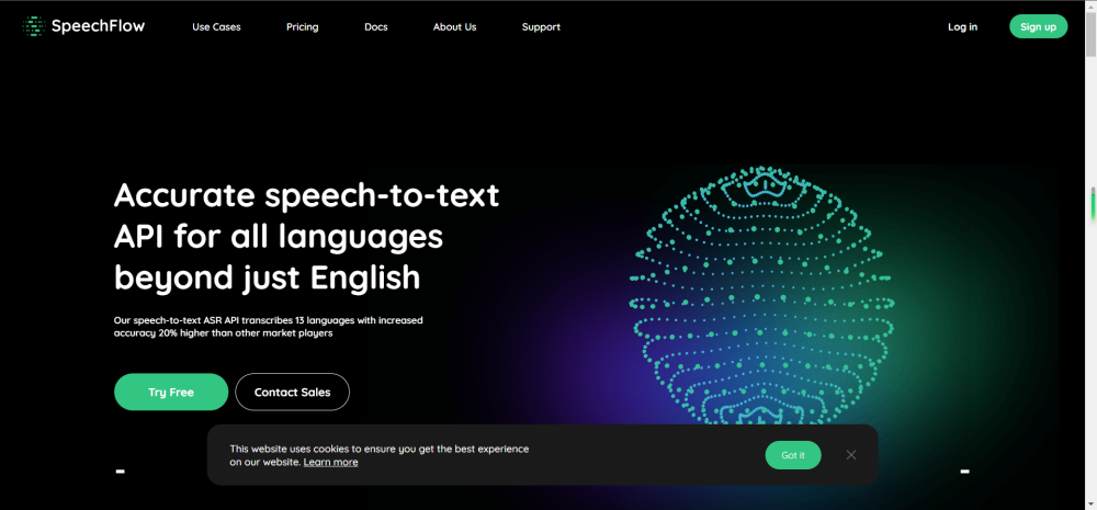 SpeechFlow: High-Accuracy STT API in 14 Languages for Seamless ASR Integration