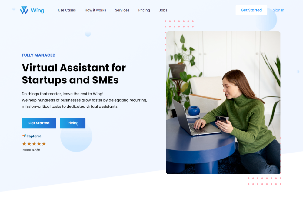 Wing VA: Boost Productivity With Managed, Dedicated Support For Tasks