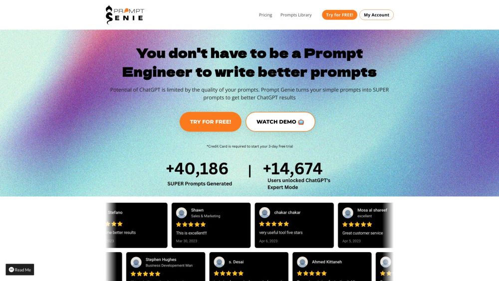 Prompt Genie : AI-Powered Super Prompts for Enhanced ChatGPT Results