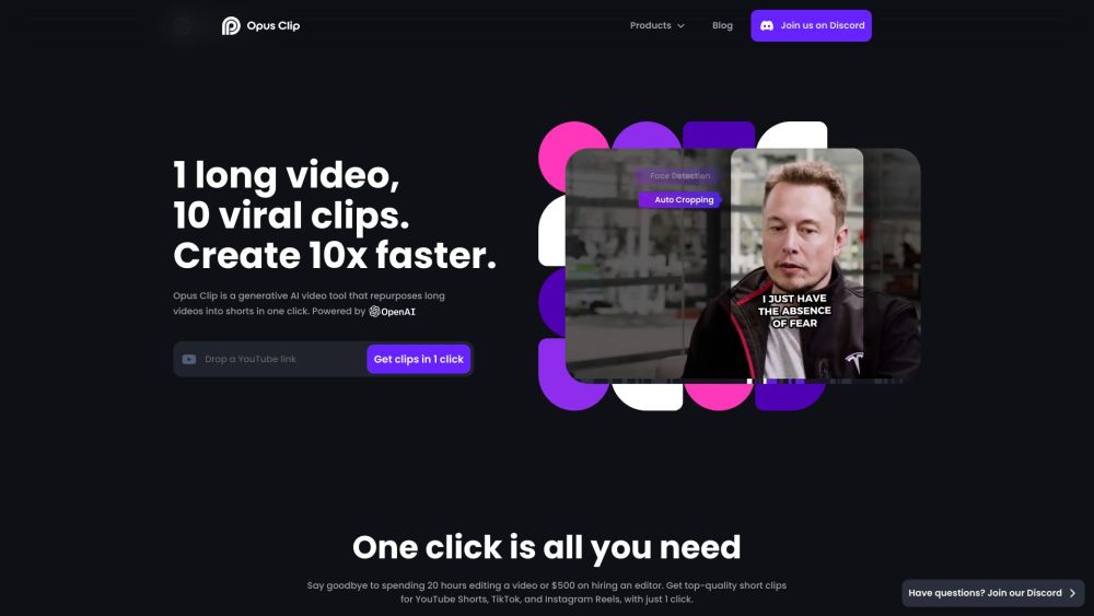 Opus Clip: AI-Powered Short Clips for TikTok, YouTube & Reels