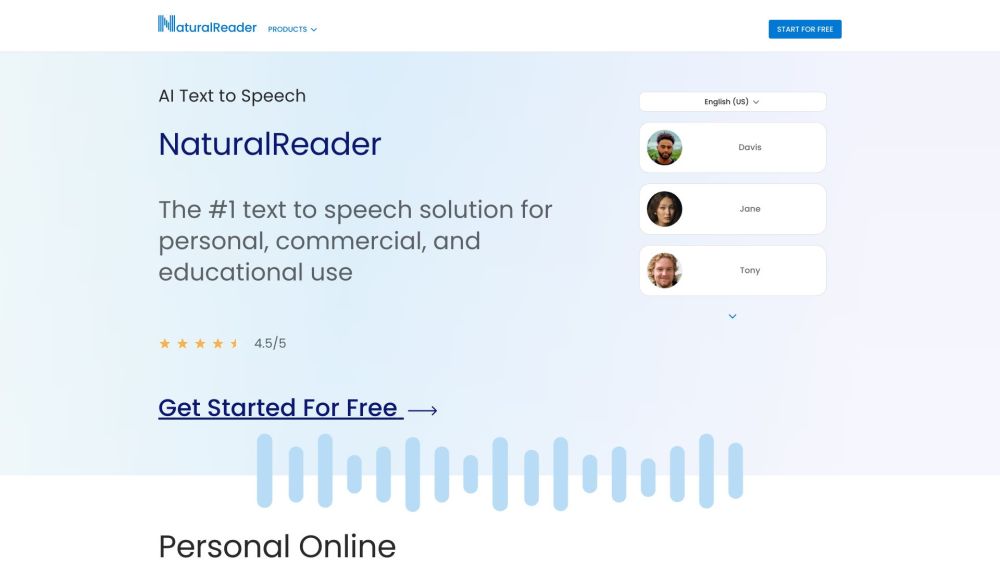 NaturalReader: AI Text-to-Speech, Audio eBook & PDF Converter