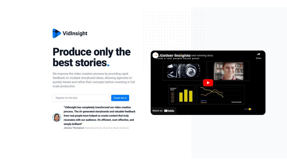 VidInsight: AI Video Creation, Human Feedback, Optimal Content
