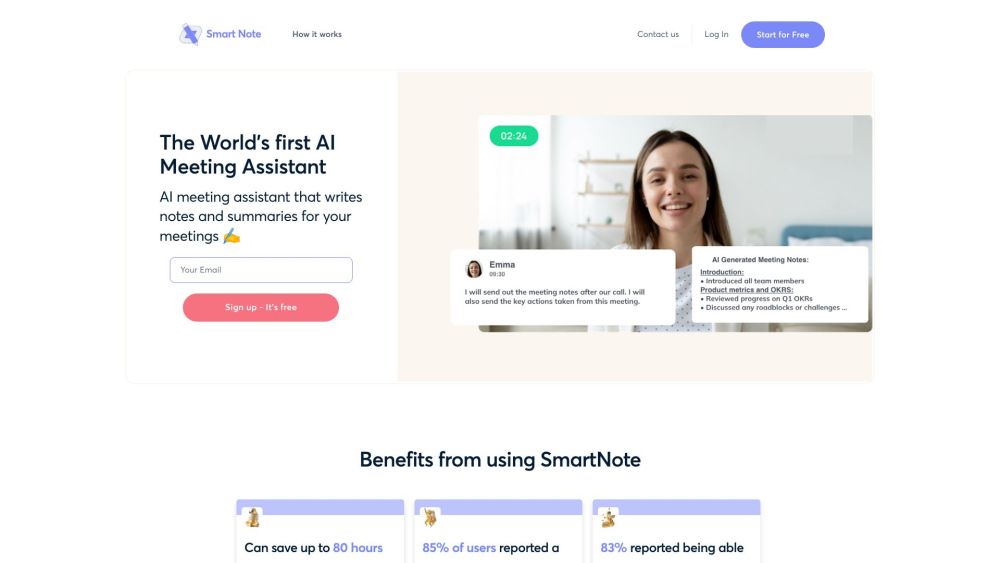 Smart Note AI: Transcription, Summaries, Action Items for Productivity