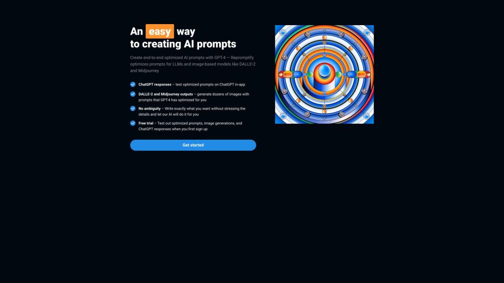 Repromptify: Optimize LLM, DALLE•2 & ChatGPT Prompts with AI