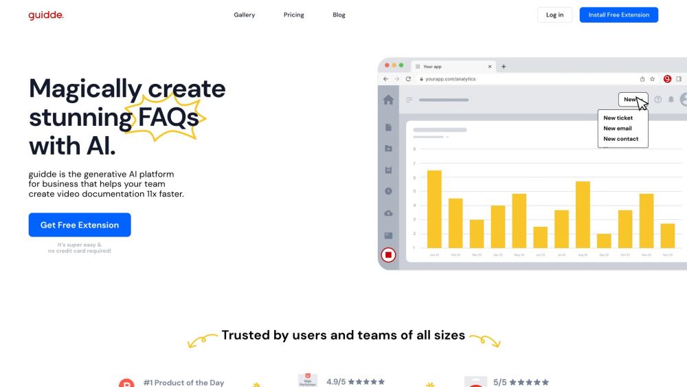 Guidde: AI Video Docs 11x Faster for Training, Onboarding, Support