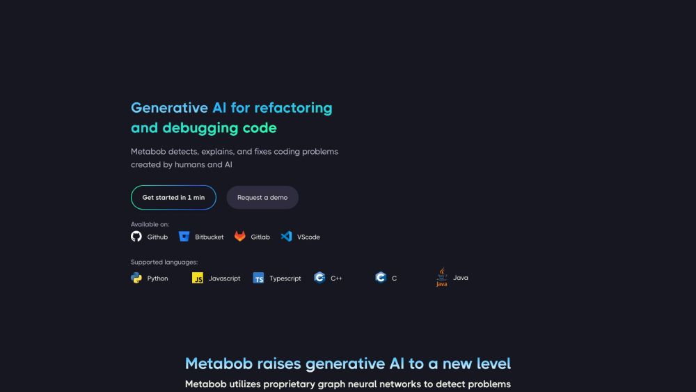 Metabob: AI Code Reviews with Graph-Attention & Generative AI