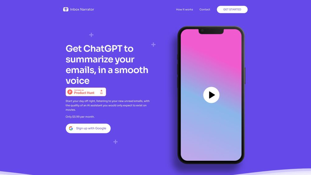 Inbox Narrator : AI Summarizes Emails for Voice Assistants Integration