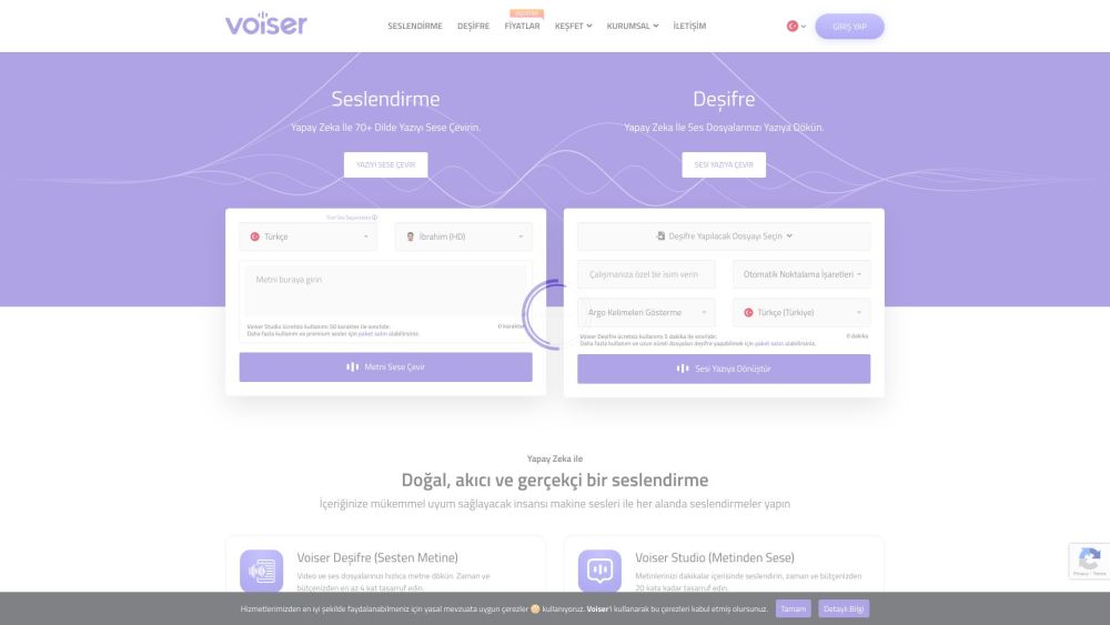 Voiser: AI Text-to-Speech : 550+ Voices, 75+ Languages, Lifelike Speech