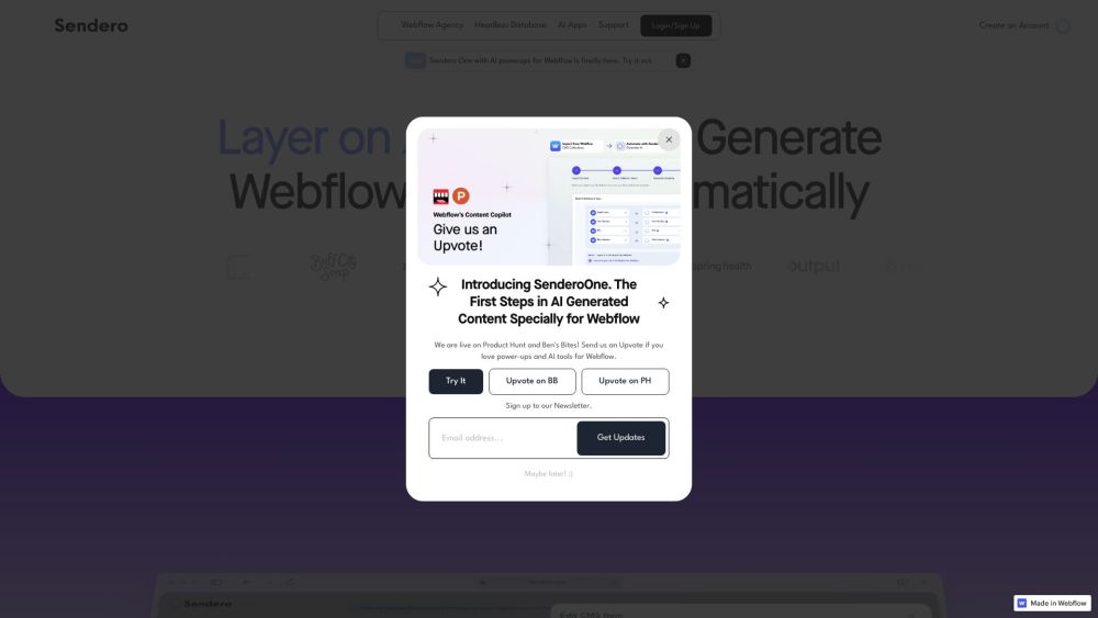 Sendero AI Writer: Content Generation, SEO Analysis & Site Health Monitoring