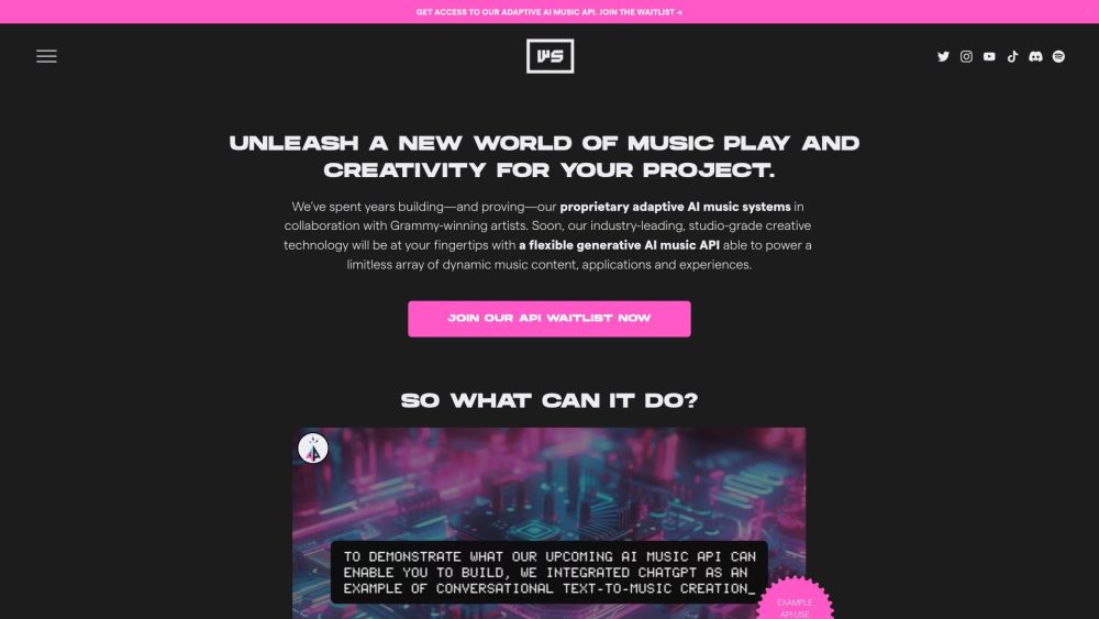 WarpSound: AI Music Creation, Real-Time Tracks, Grammy Collabs