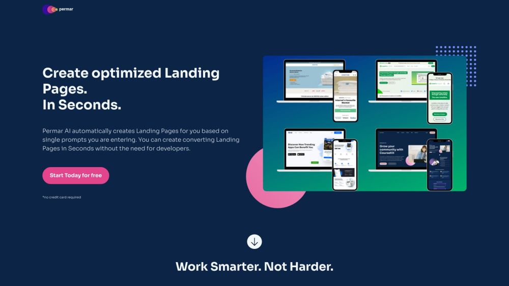 Permar AI: Auto-Generated Landing Pages for Instant Results