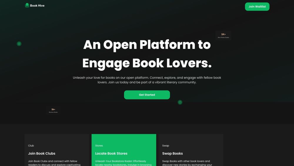 Bookhive: Connect, Swap, Clubs, Stores, AI Summaries & Recommendations