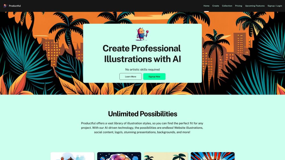 Productful: Simplify Ideas, Beautify Content, Thrive with Illustrations