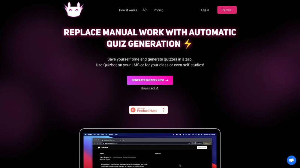 Quizbot: AI-Powered Quiz Creation Made Easy & Fast
