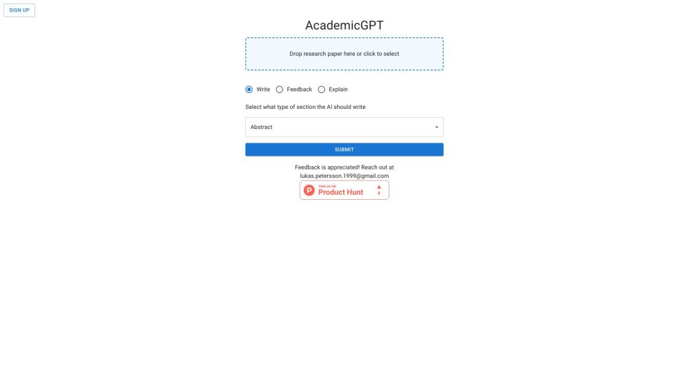 AcademicGPT: Smart Writing, AI-Powered Suggestions
