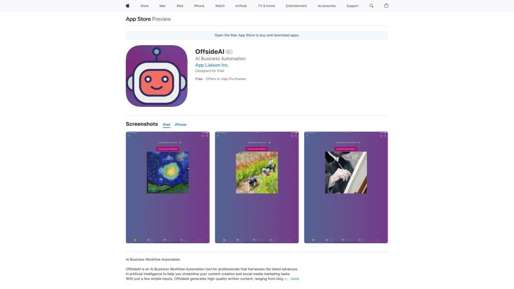 OffsideAI: AI Workflow Automation for Content Creation & Productivity Boost