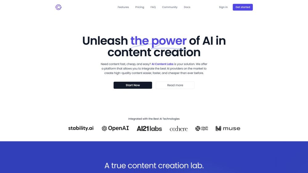 AI Content Labs: Fast, Affordable, High-Quality AI Content Creation