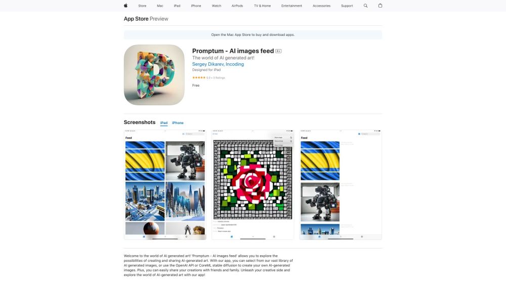 Promptum: Dynamic AI Image Feed for Personalized Visuals