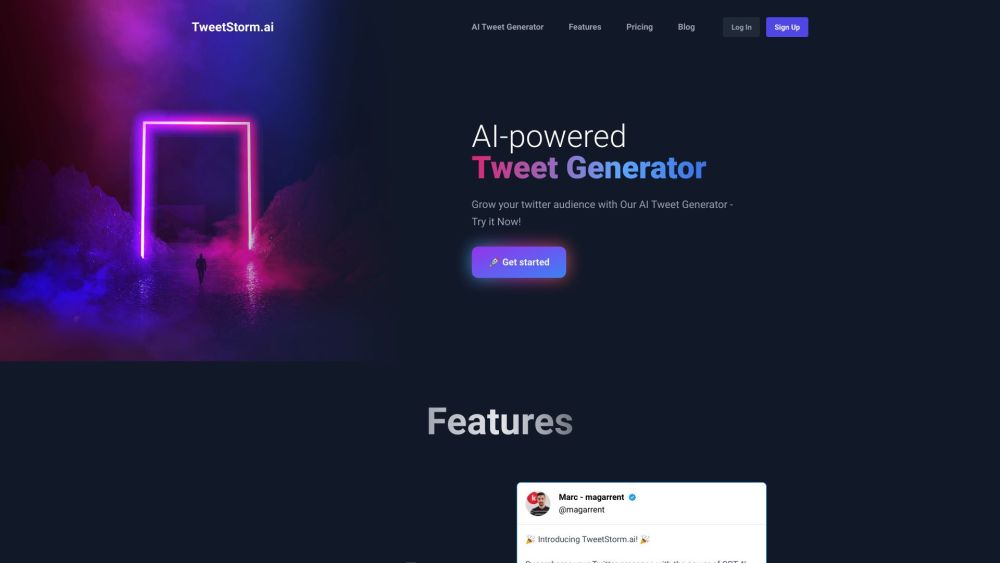 TweetStorm.ai: AI-Powered Tweets, Boost Presence, Stay Relevant
