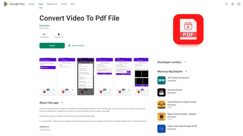 Video to PDF Converter: Instant, Simple, Fast & Reliable