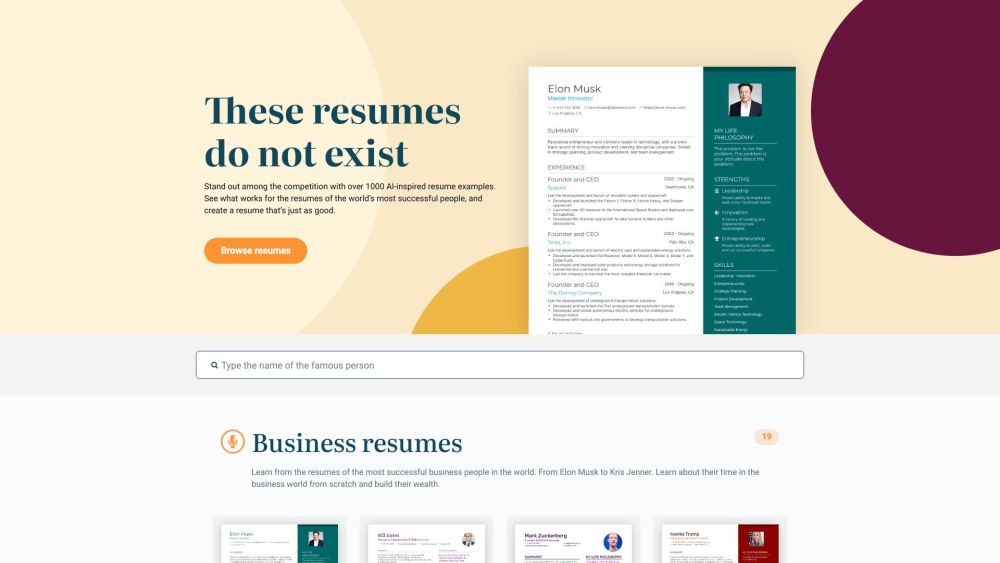 This Resume Does Not Exist: 1000+ AI-Inspired Examples to Impress Recruiters