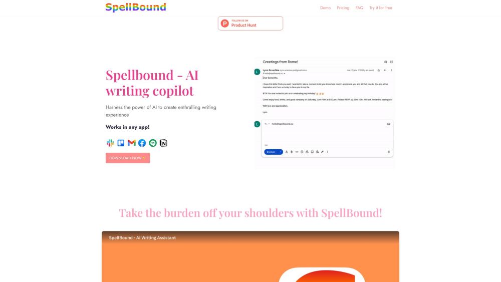 SpellBound: AI Writing, Tone Wizard, Grammar Genius for macOS