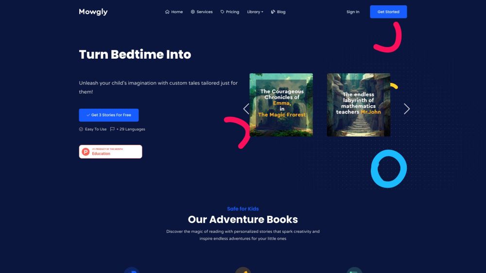 Mowgly: Personalized Adventures, Imagination, Custom Tales