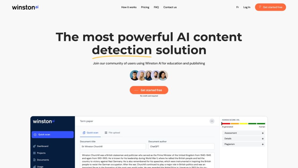 Winston AI : Detect Copied Content, Ensure Originality, Boost Trust