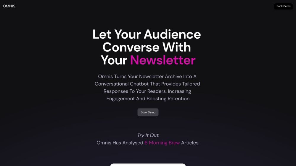 Omnis: Turn Newsletters into Smart Chatbots with Instant Answers