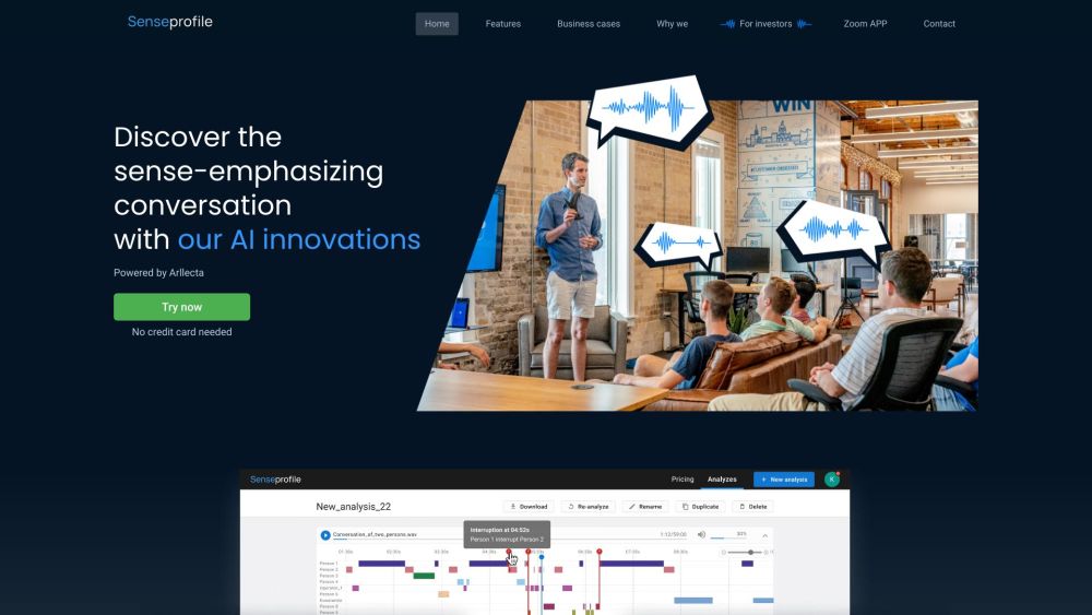 SenseProfile: Aggregate Data, Skills, Interests & Backgrounds