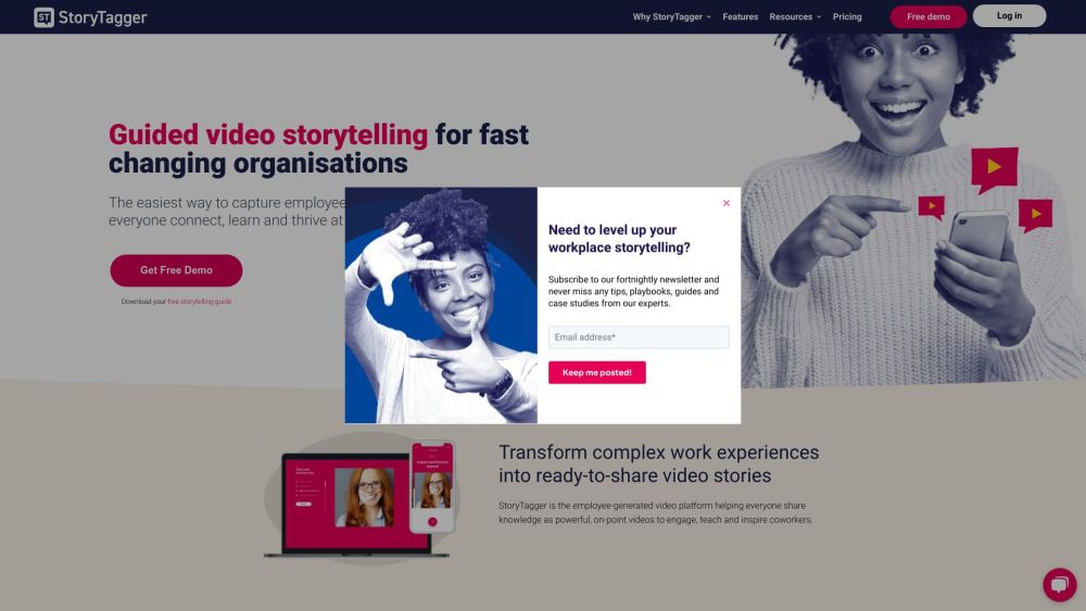 StoryTagger: AI Transcripts, Templates, Cross-Platform Integration