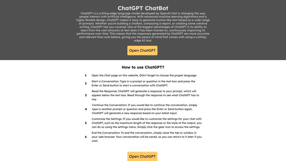ChatGPT: Human-like Text, Seamless Responses, Elevate Projects