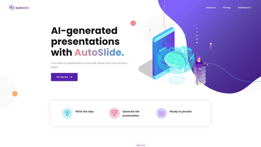 AutoSlide: AI-Generated Slides, Quick, Easy, Professional Results