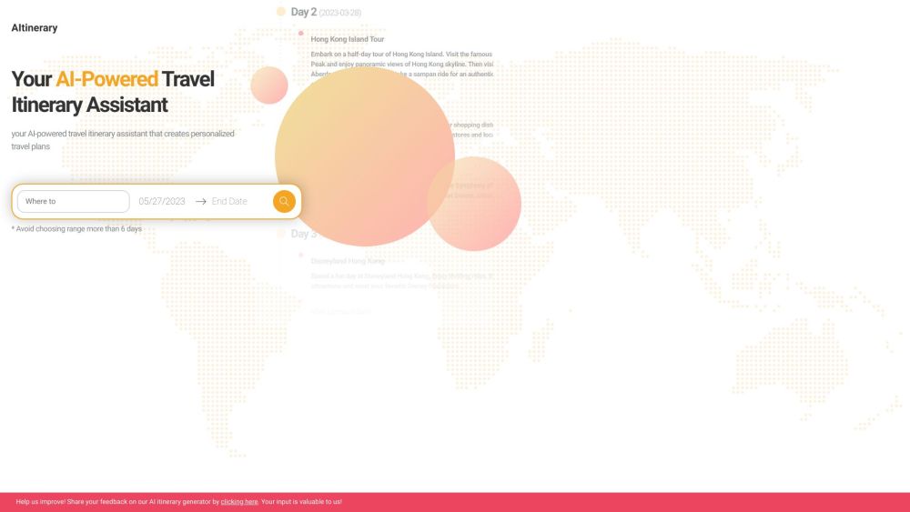 AItinerary: AI-Powered, Personalized Itineraries for Perfect Trips