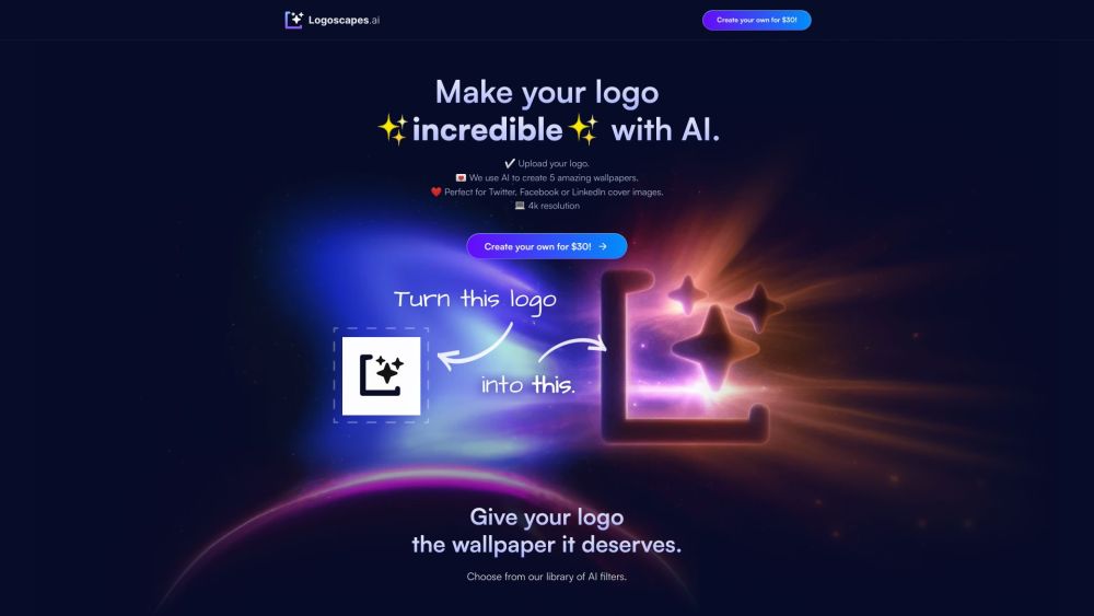 Logoscapes.ai: AI-Powered Logo Design : Fast, Unique, Hassle-Free